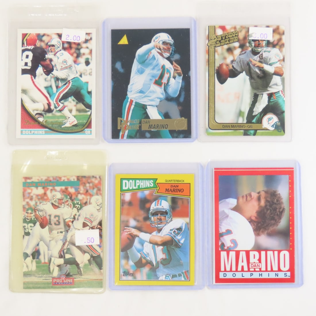 30+ Dan Marino Football Cards in plastic sleeves - 4