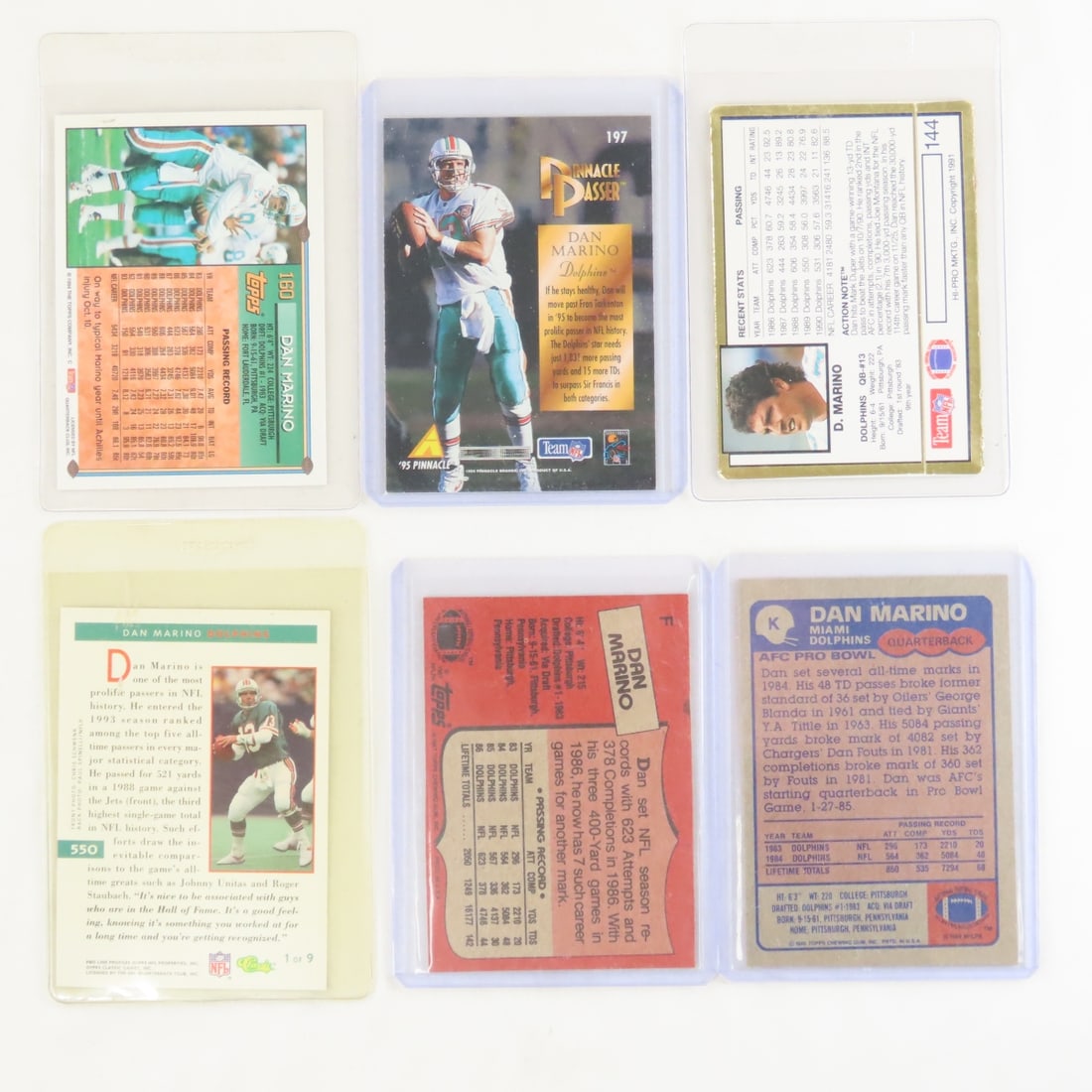 30+ Dan Marino Football Cards in plastic sleeves - 5