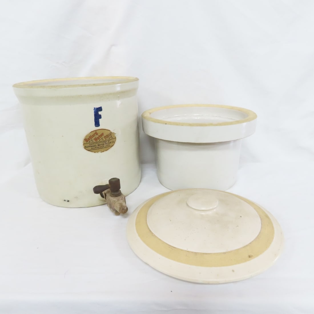 3 Piece Nappanee F Stoneware Water Filter - 2