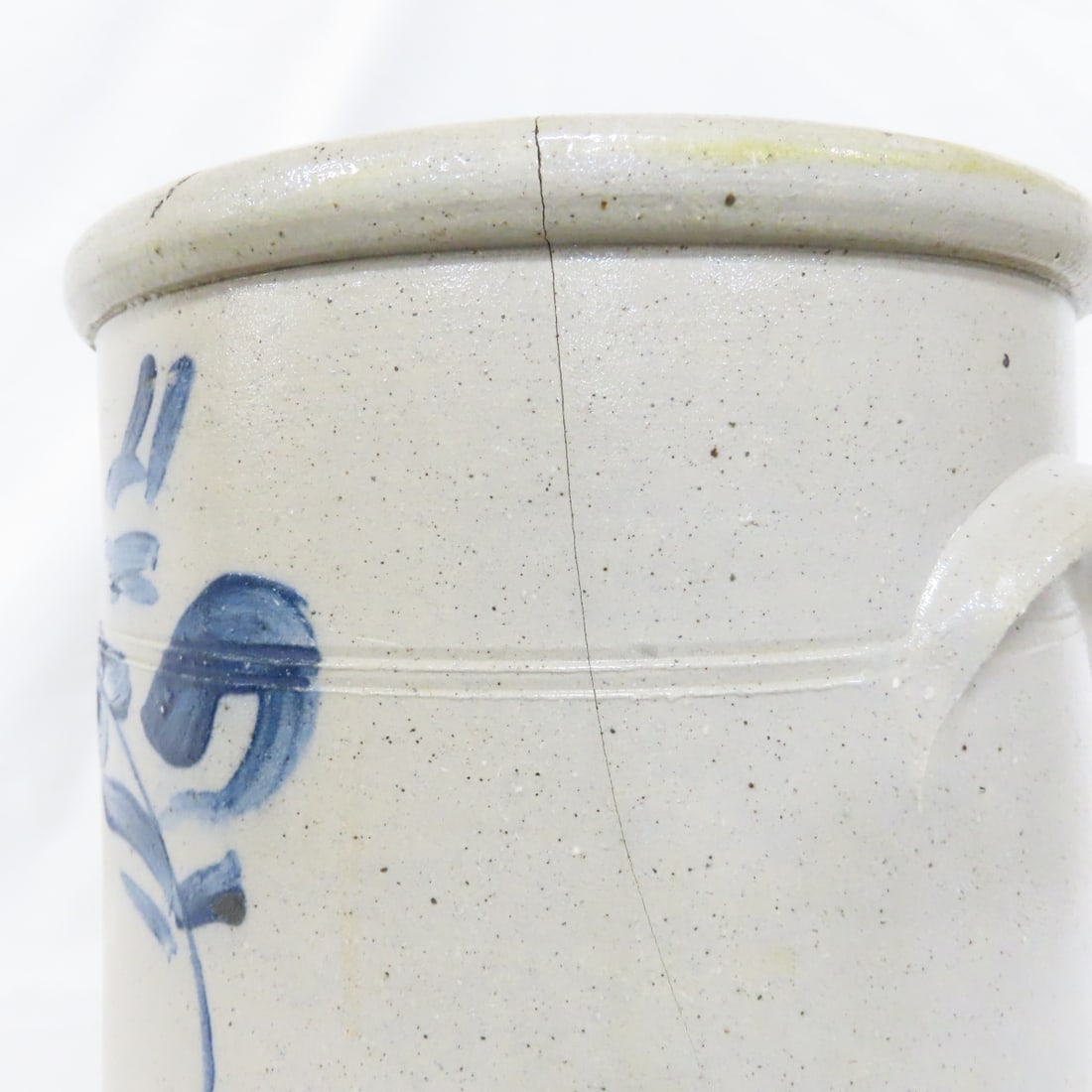 NE American Pottery 4 Gallon Salt Glazed Crock - 7