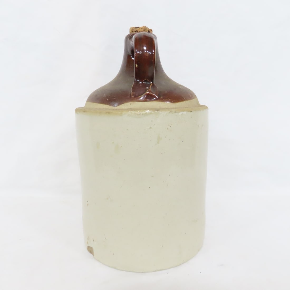 4 Antique Unbranded 1/2 & 1 Gallon Stoneware Jugs - 3