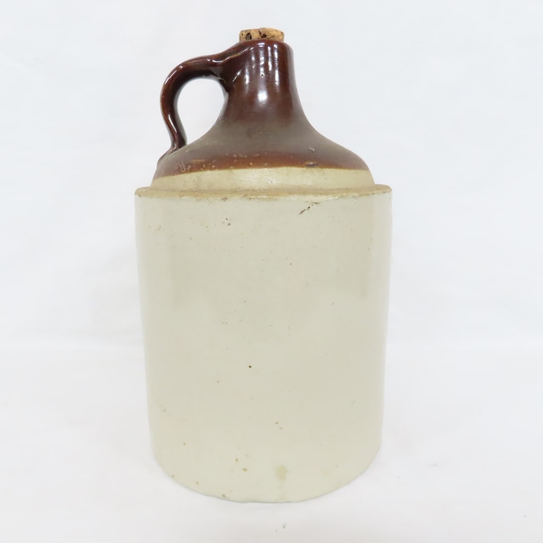 4 Antique Unbranded 1/2 & 1 Gallon Stoneware Jugs - 4