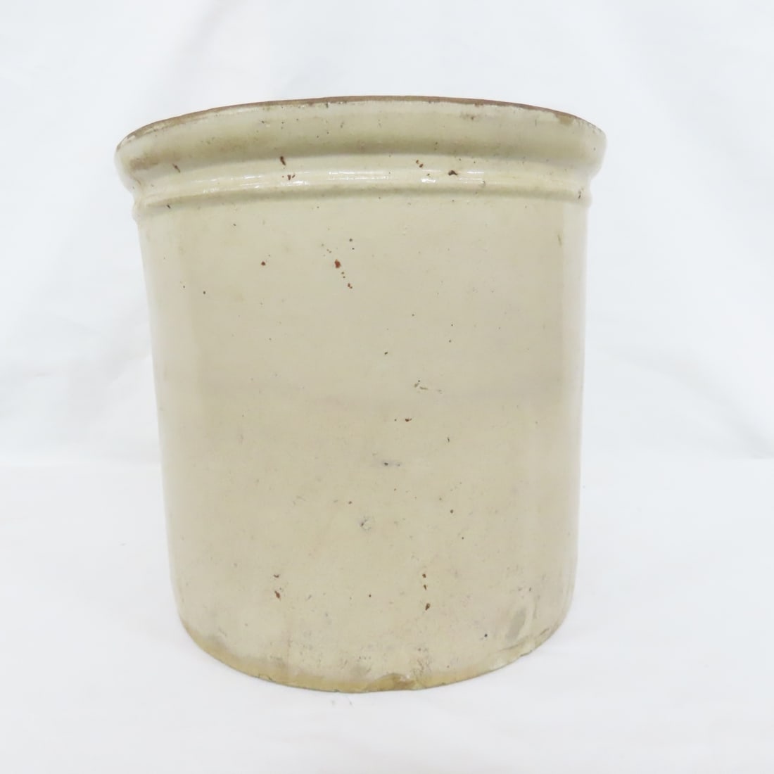 3 Small Unmarked Stoneware Crocks - 2