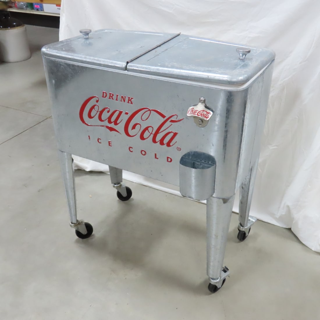 Leigh Country Galvanized Metal Coca-Cola Cooler - 2