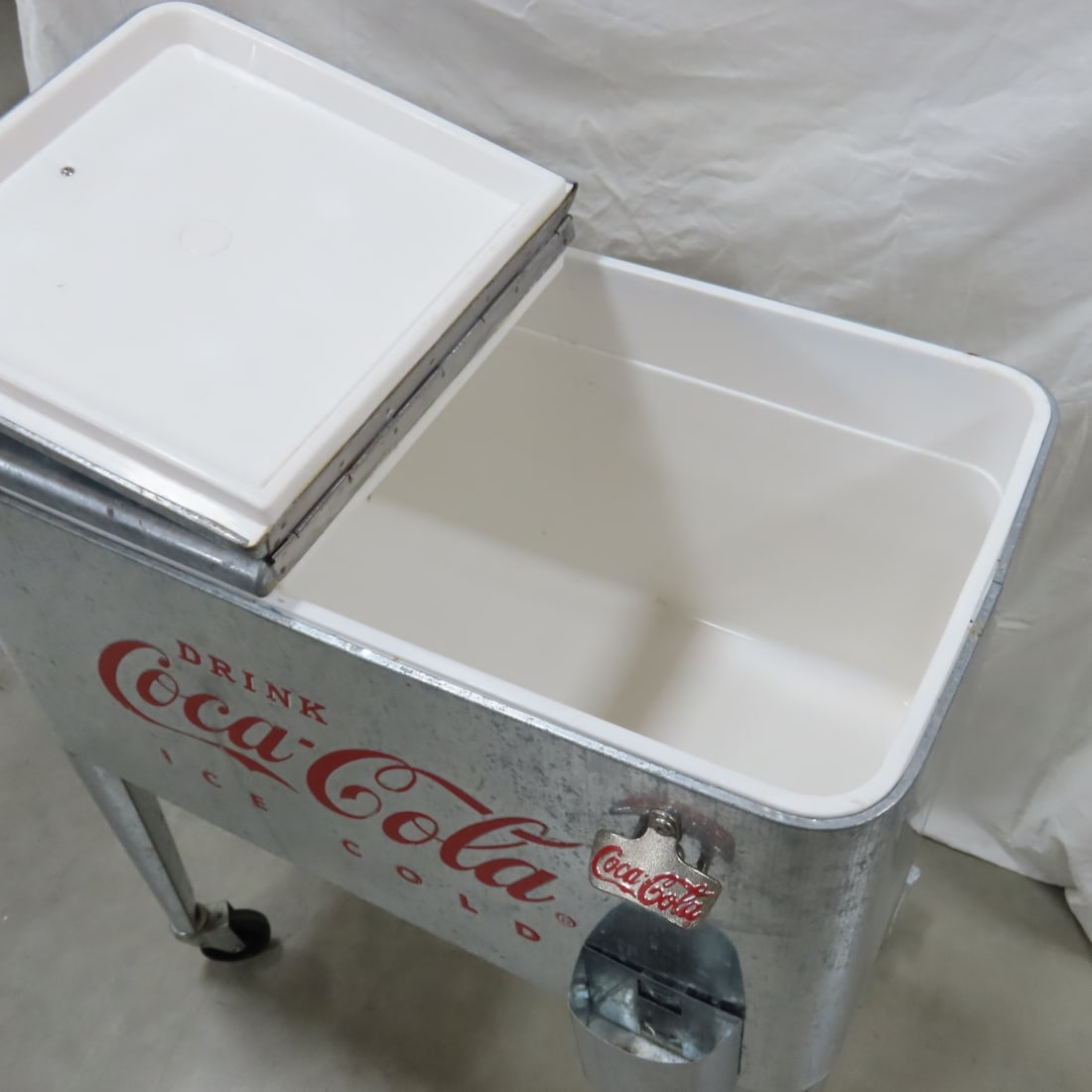 Leigh Country Galvanized Metal Coca-Cola Cooler - 3