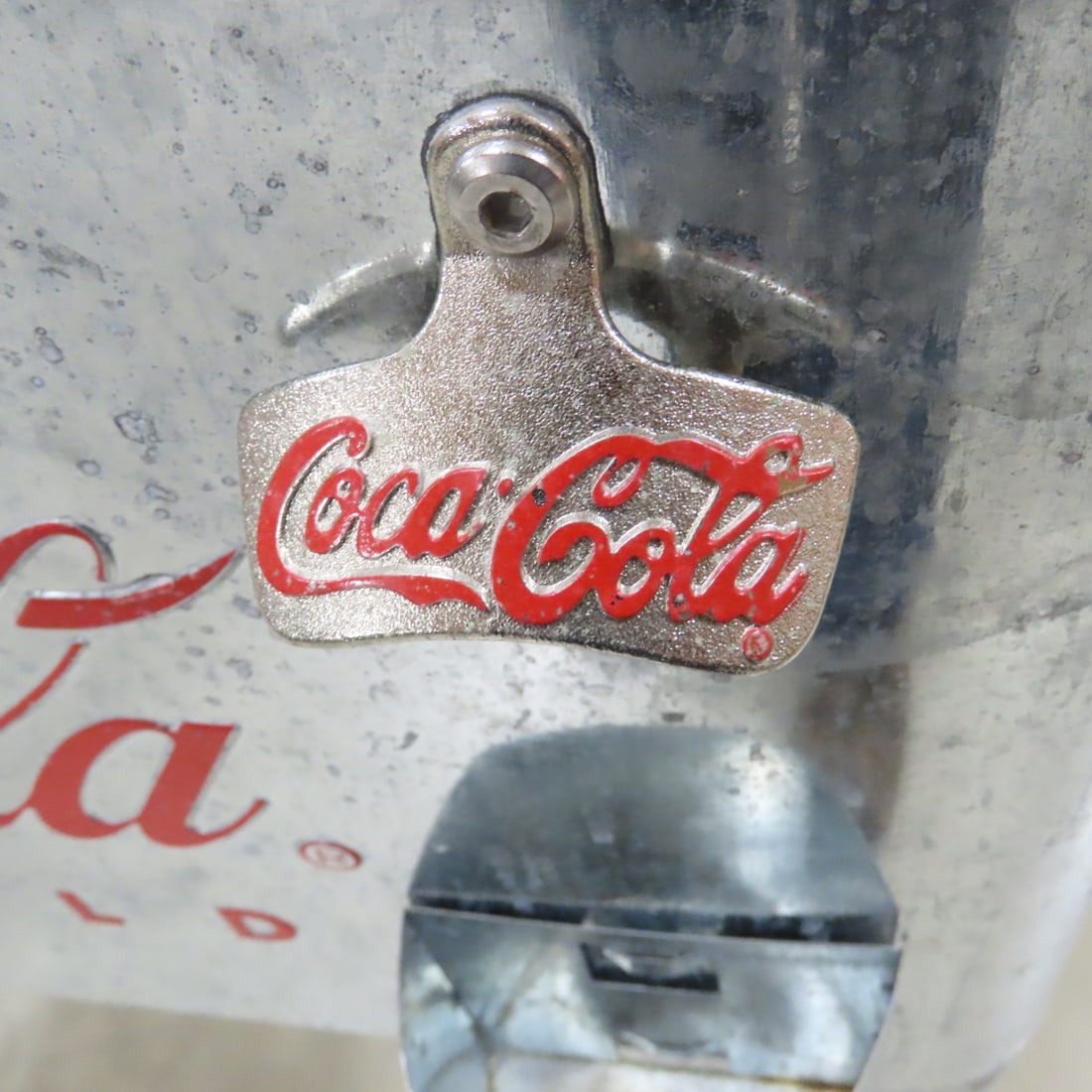 Leigh Country Galvanized Metal Coca-Cola Cooler - 4