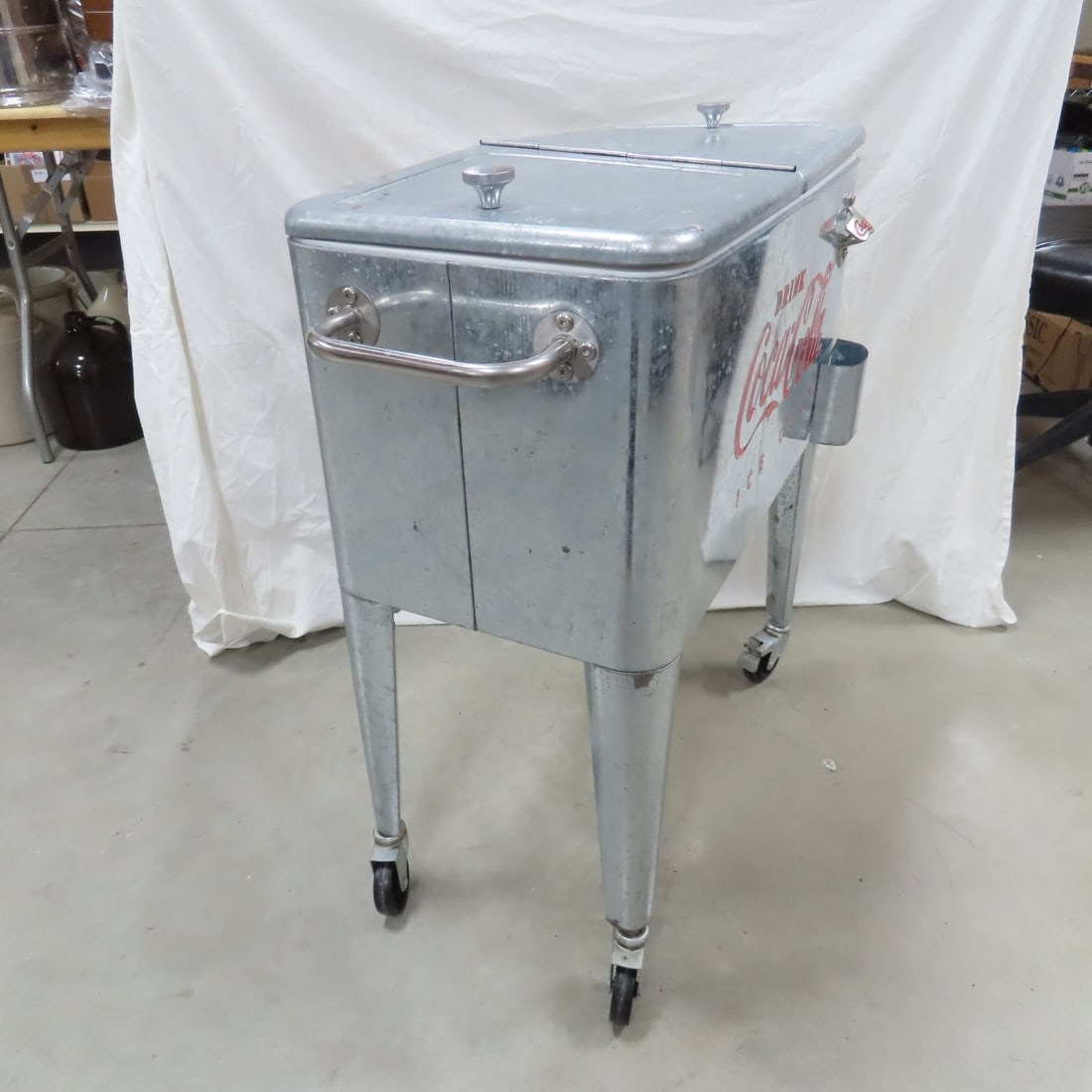 Leigh Country Galvanized Metal Coca-Cola Cooler - 5