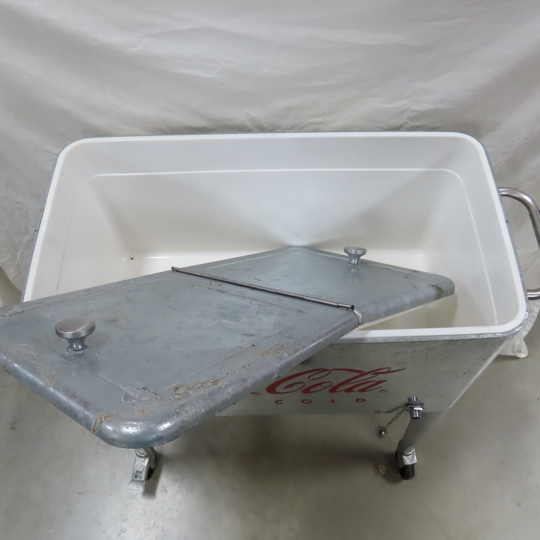 Leigh Country Galvanized Metal Coca-Cola Cooler - 7