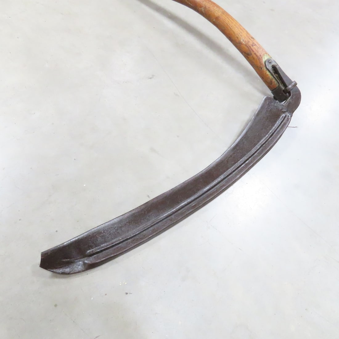 Antique Primitive Scythe Farm Implement - 7