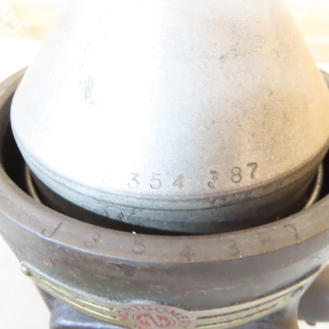Vintage Montgomery Ward Tabletop Cream Separator - 8
