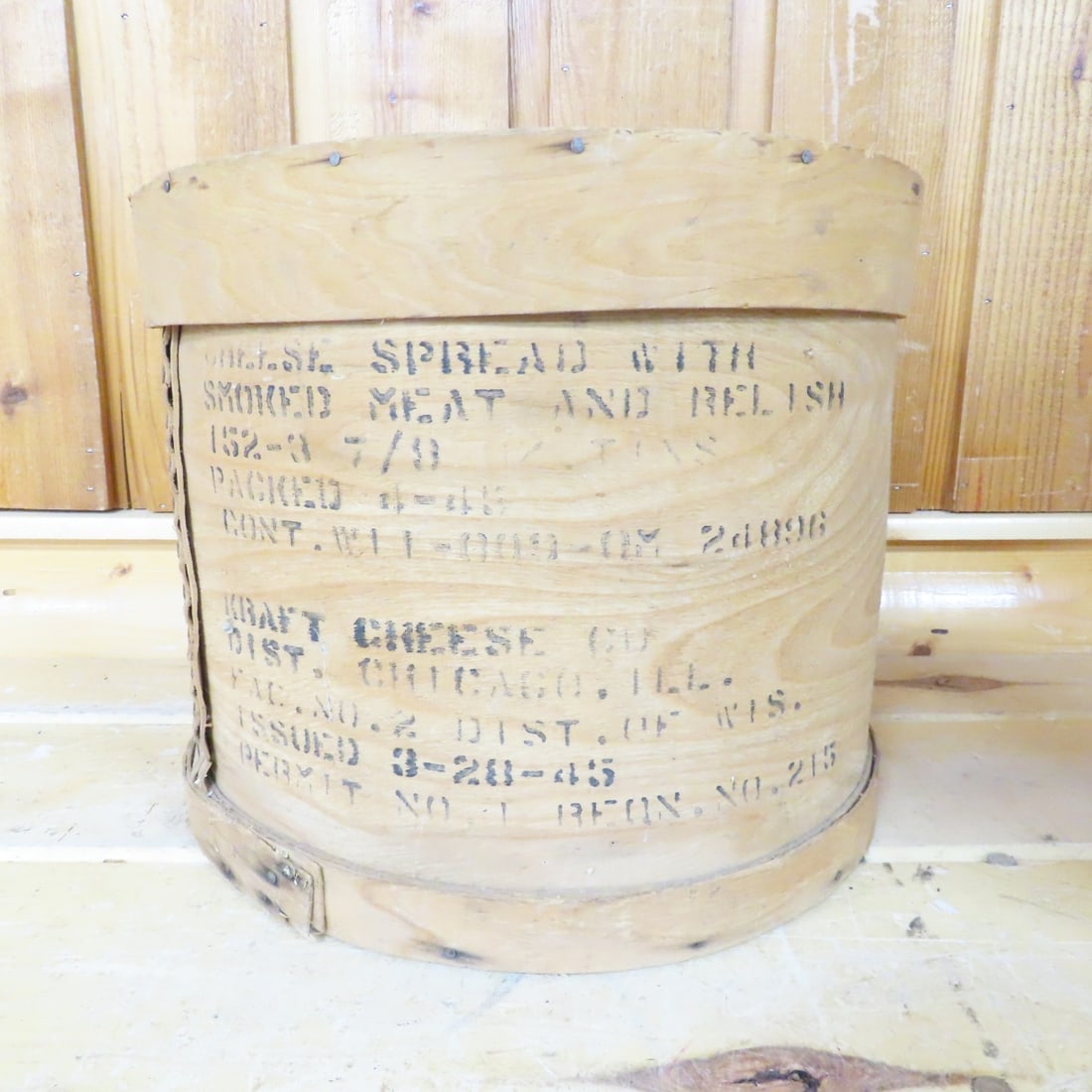 Government Cheese Barrel, Barrel & 2 Gas Cans - 2