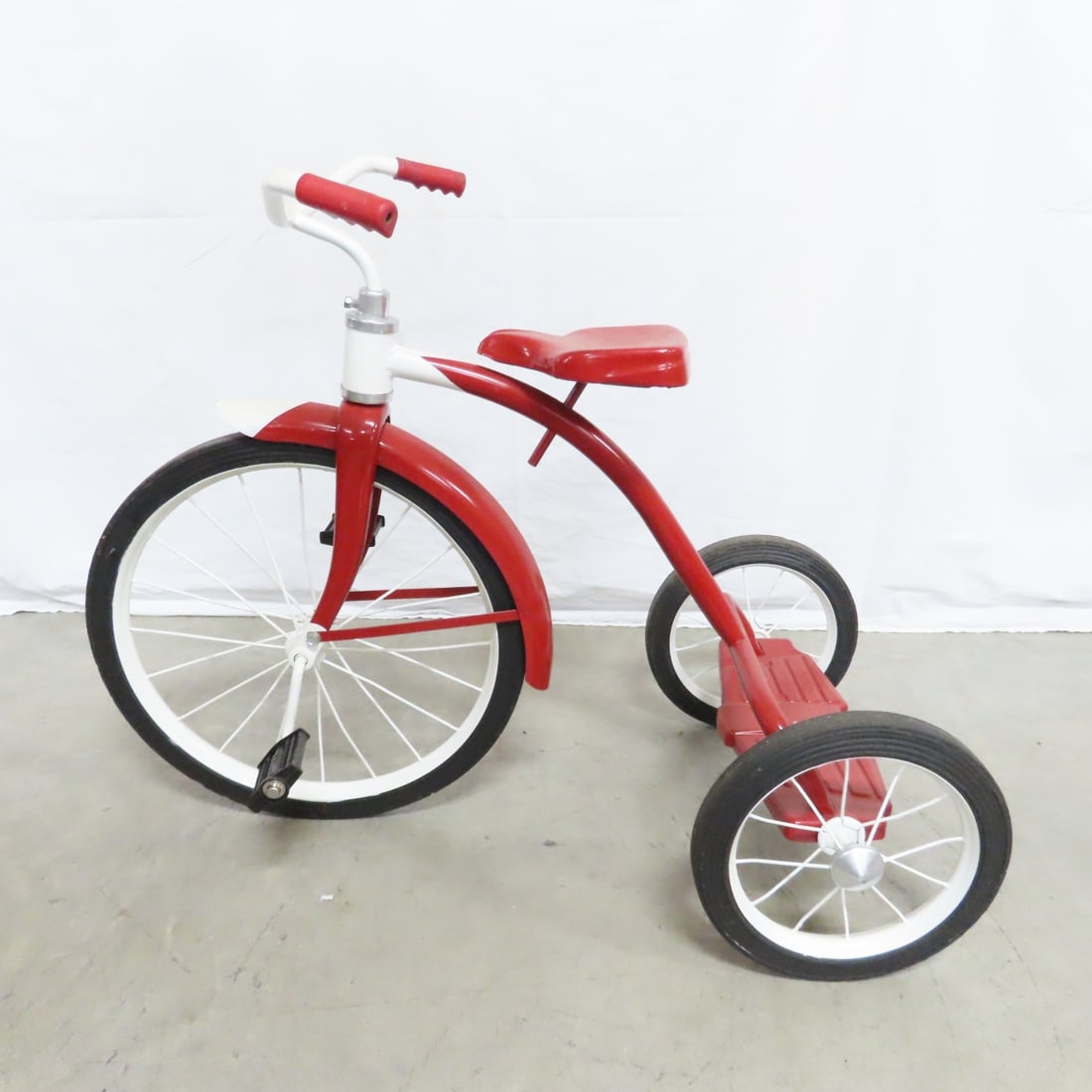 Vintage Children's Red Pedal Tricycle Restored - 2