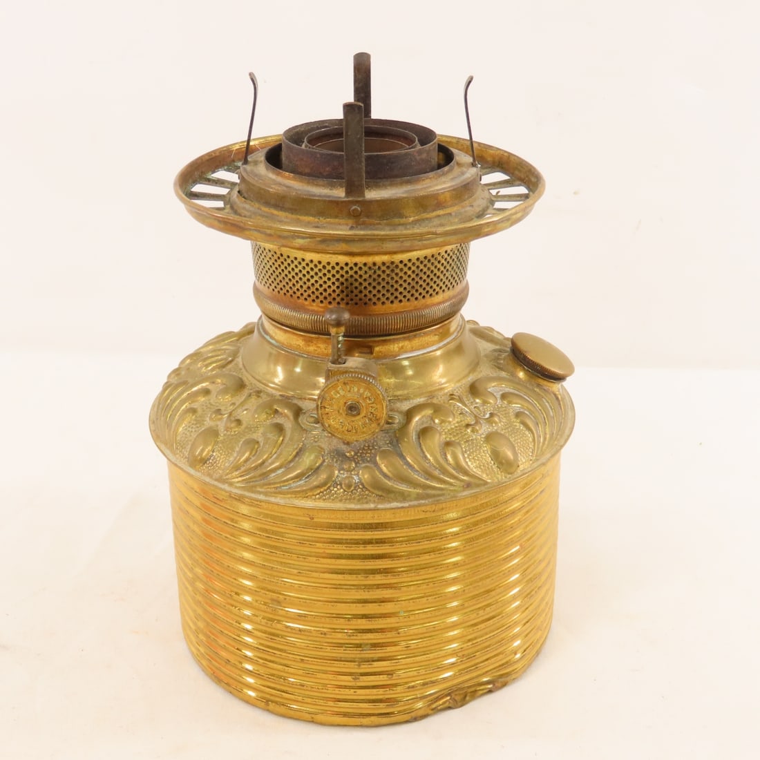 Victorian Cranberry Opalescent Oil Parlor Lamp - 4