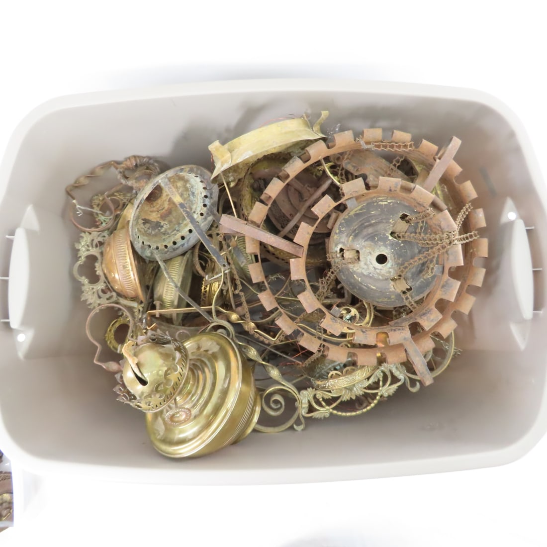 Collection of Antique Lamp Chain Motors & Parts - 2