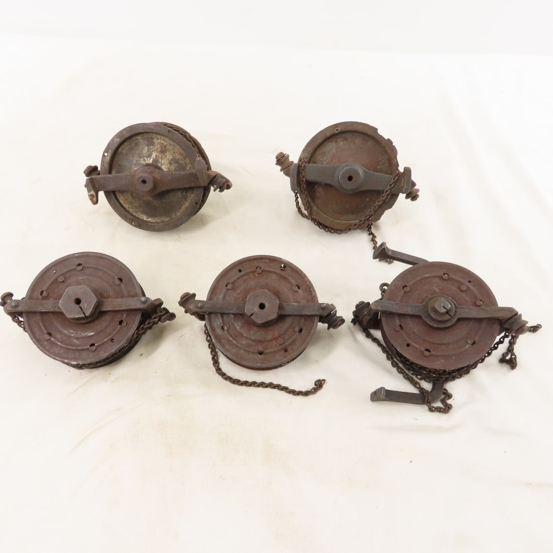 Collection of Antique Lamp Chain Motors & Parts - 7