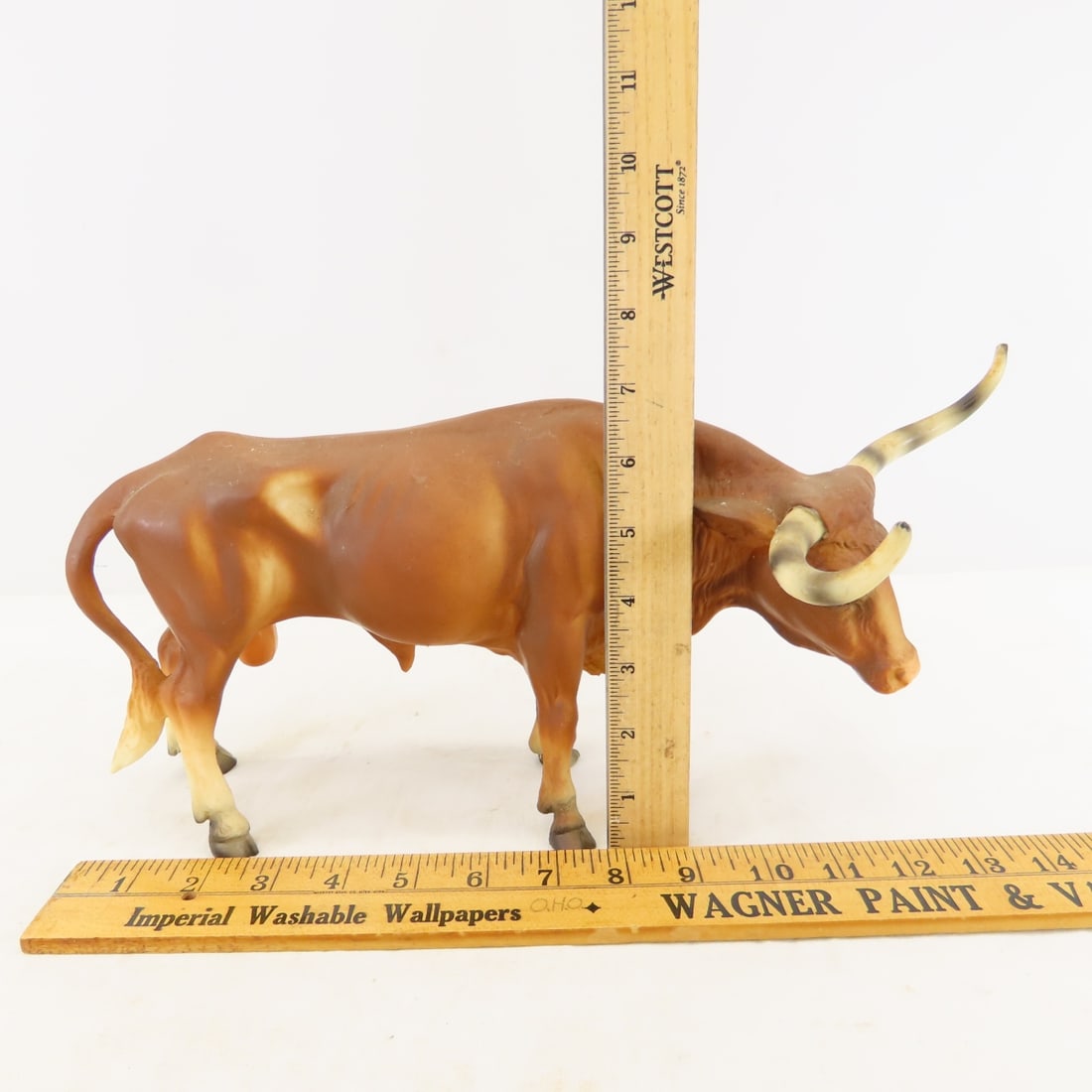 Vintage Plastic Bison & Cattle Figures - 12