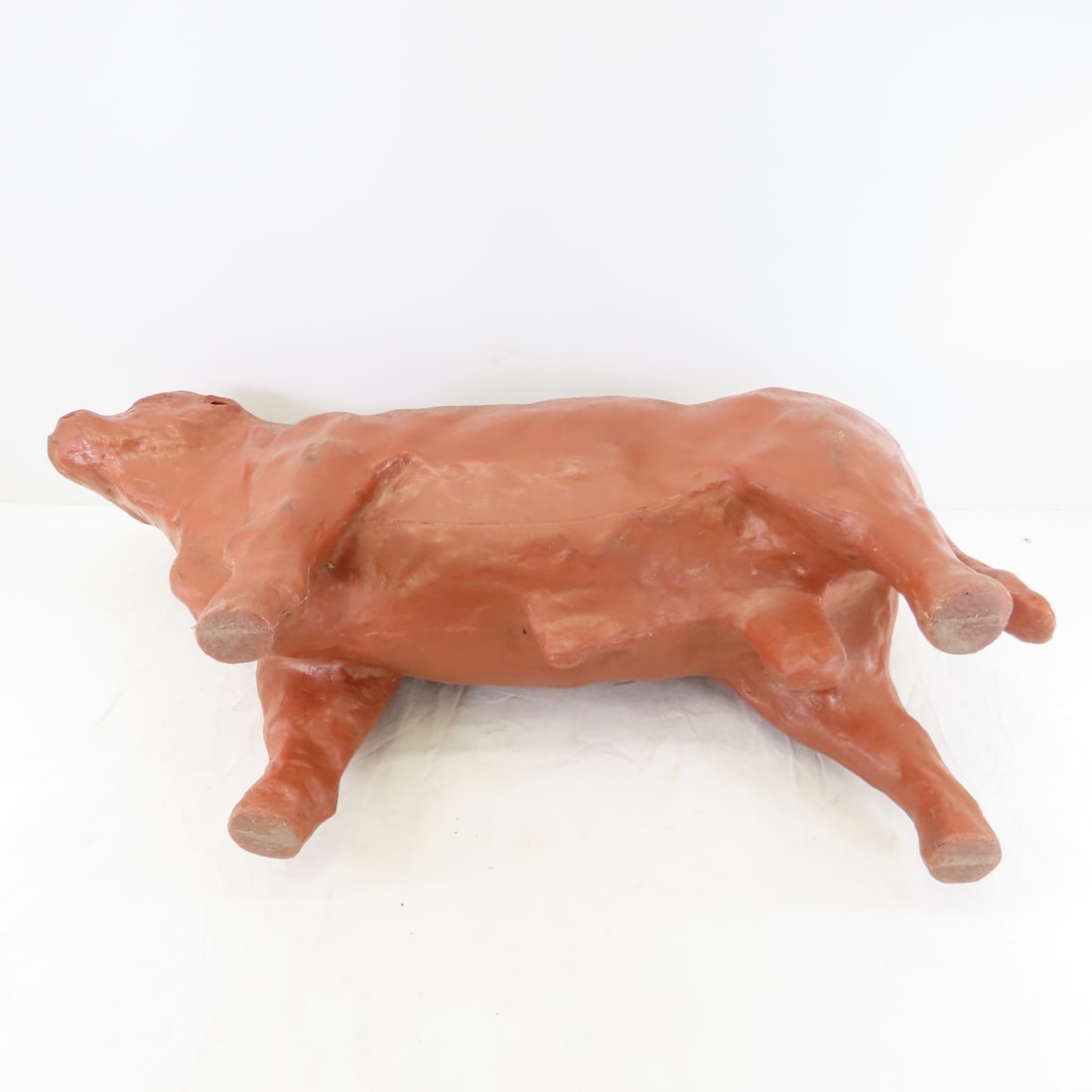 Hard Plastic Red Angus Bull, Display Piece - 7