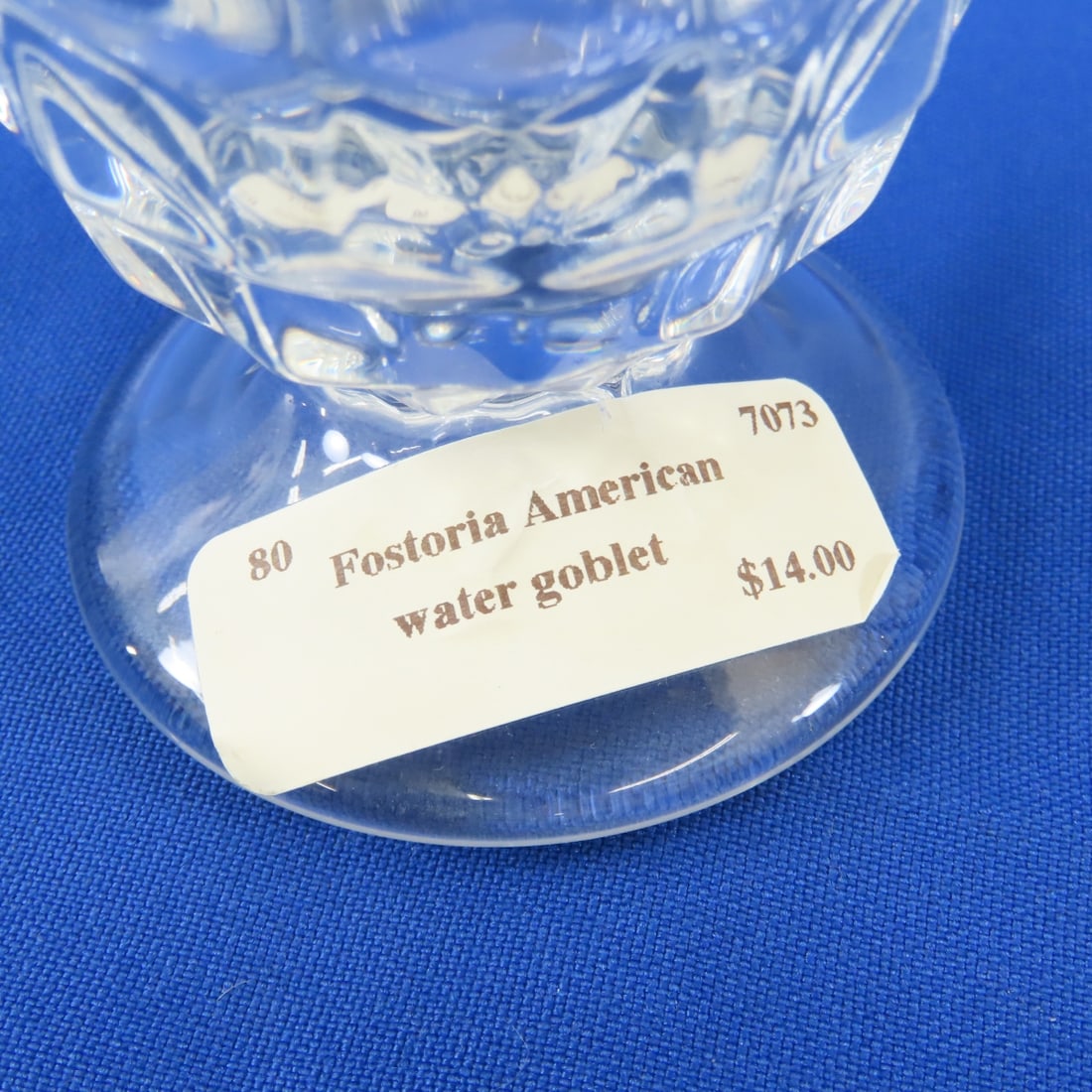23 Pieces Antique Fostoria Clear American - 7