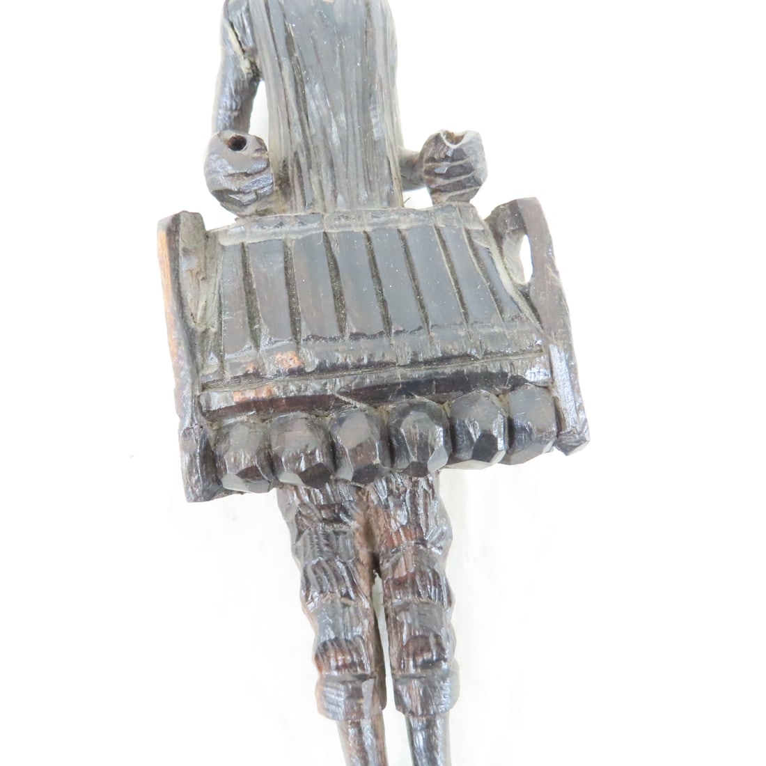 Hand Carved Wood African Figures, Musician & Other - 7