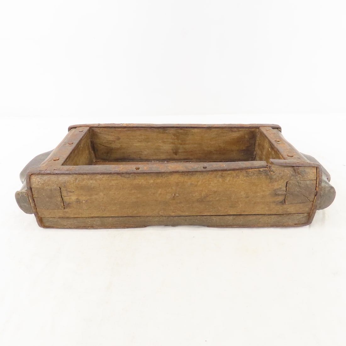 Handmade Wood Antique Primitive Brick Mold - 2