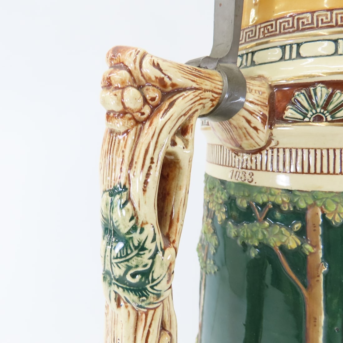 3 Vintage Decorative German Ceramic Steins - 7