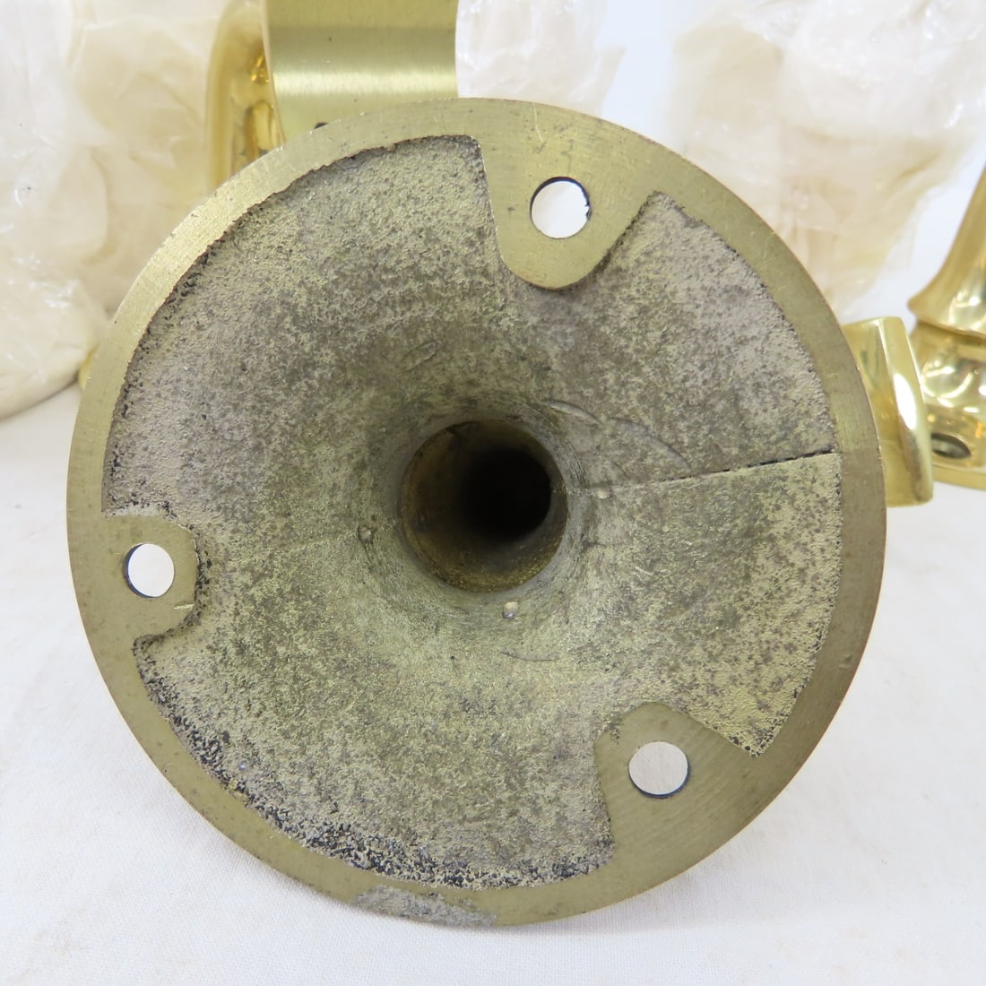 Collection of Solid Brass Handrail Brackets - 7