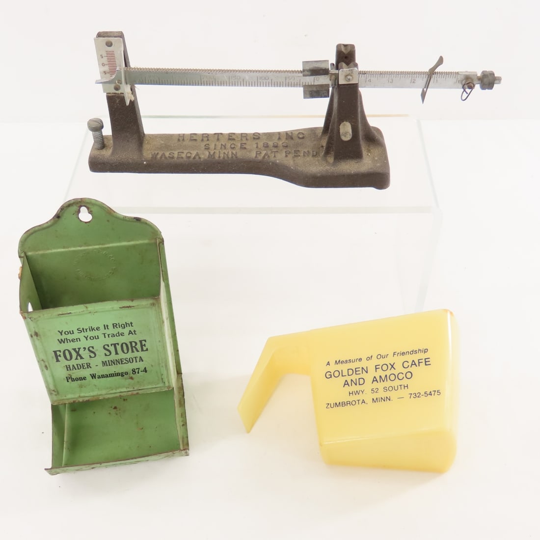 Vintage MN Advertising, Match Holder, Scale, More - 2