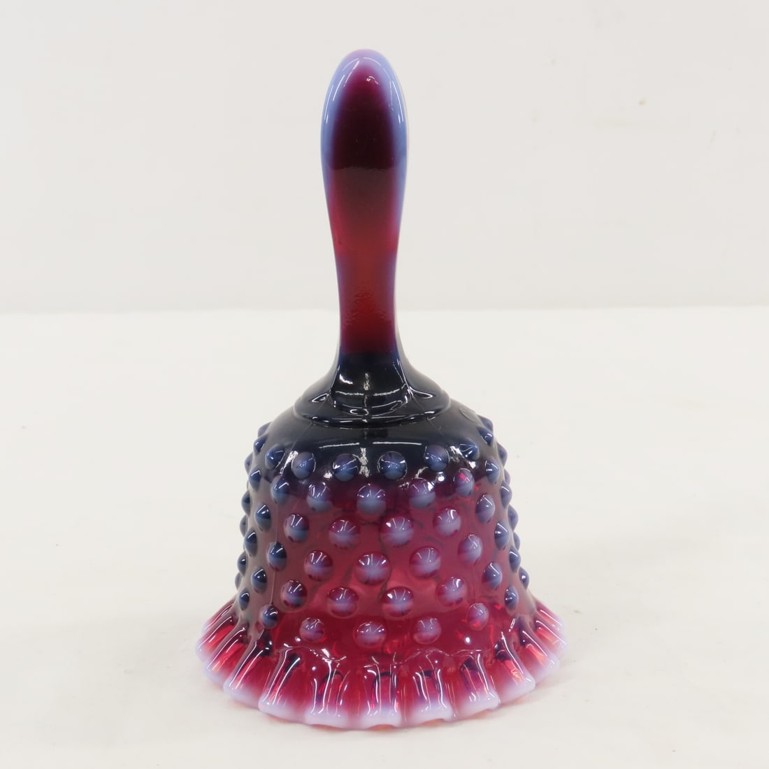 3 Pieces Fenton Plum Opalescent Hobnail Glass - 10