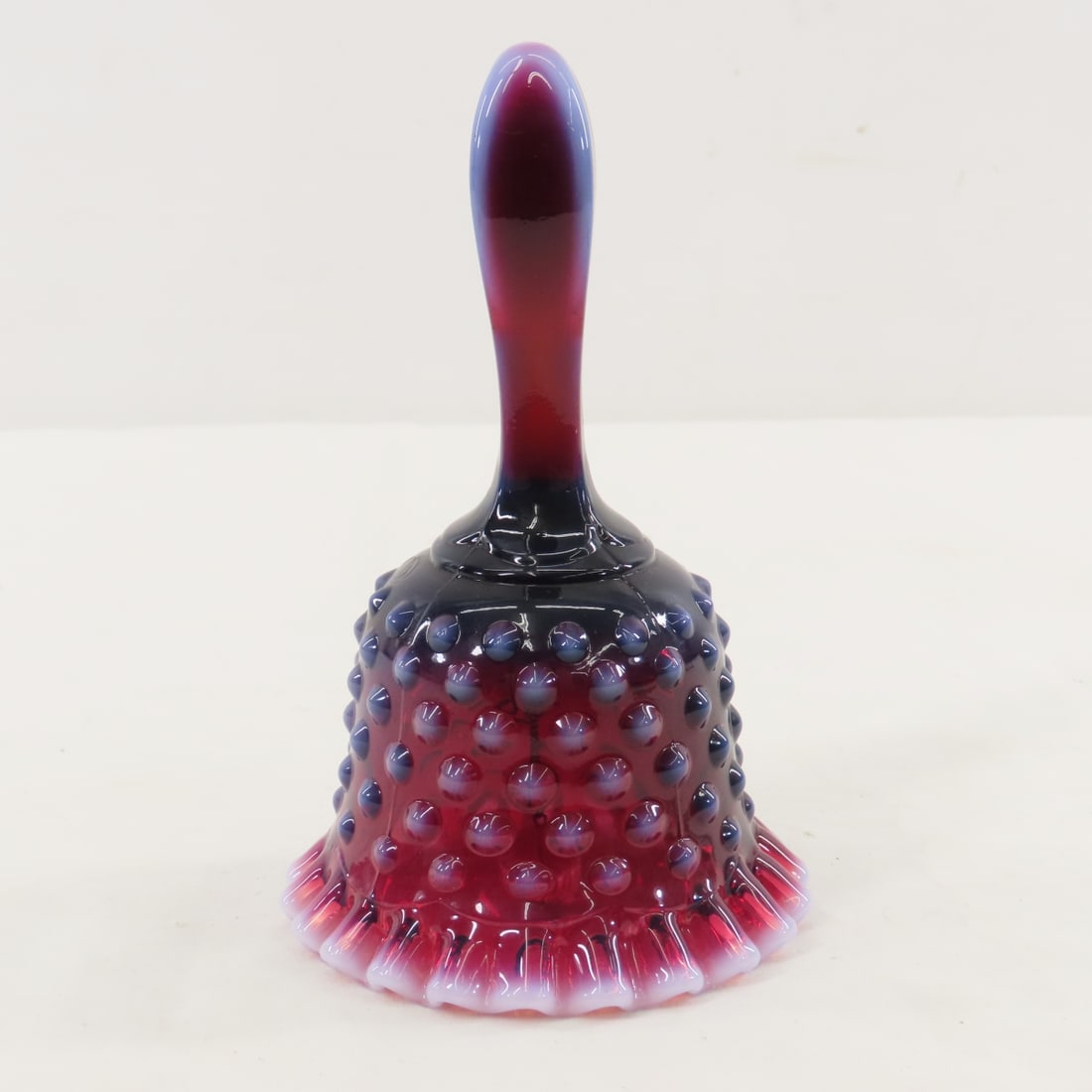 3 Pieces Fenton Plum Opalescent Hobnail Glass - 8