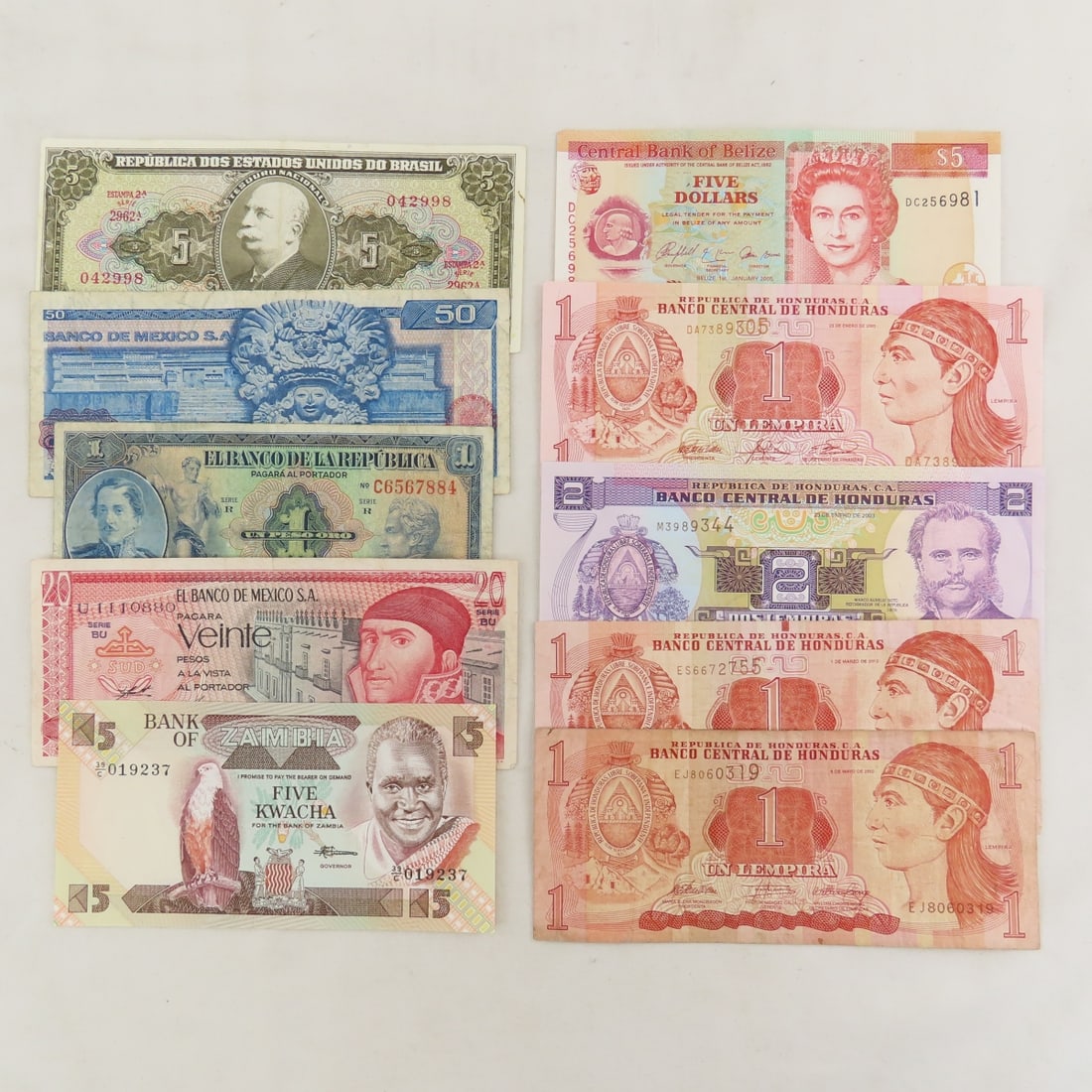 Honduras, Venezuela, Mexico & other world currency - 3