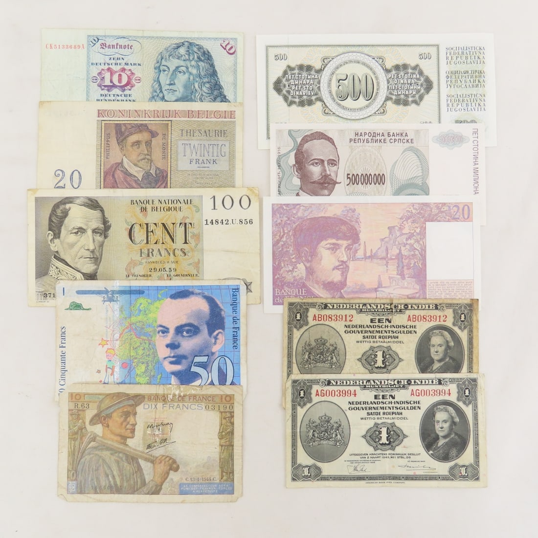 Germany, France, Russia & other world currency - 4