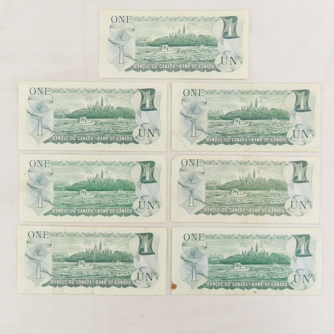 $43 Face Canadian currency 1954-2006 $1, $2, $5 - 7