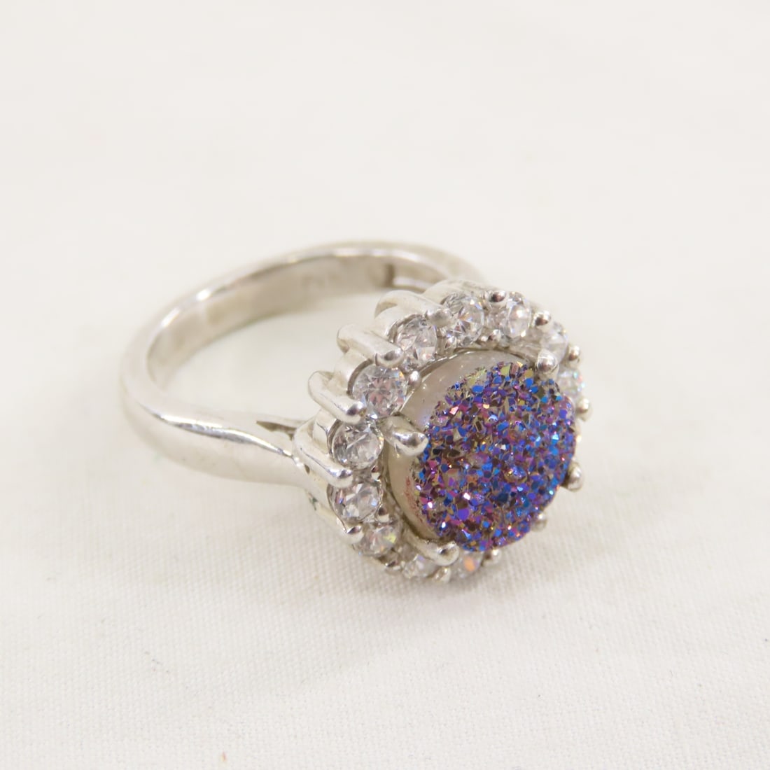 Quartz, Karis Druzy Ring & Druzy Onyx Bracelet - 7