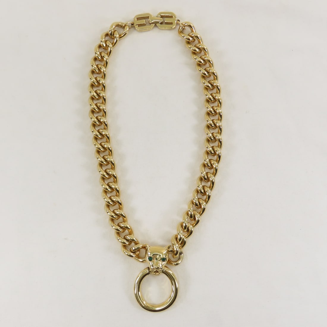 Givenchy Knocker Panther Earrings & Necklace - 2