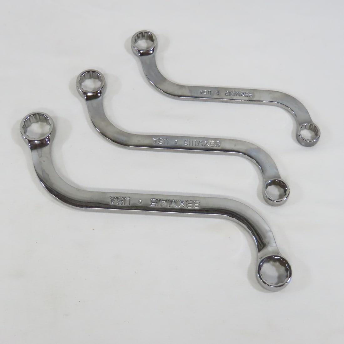 Snap-On SBXM605 5pc Metric S-Shaped Box Wrench Set - 7