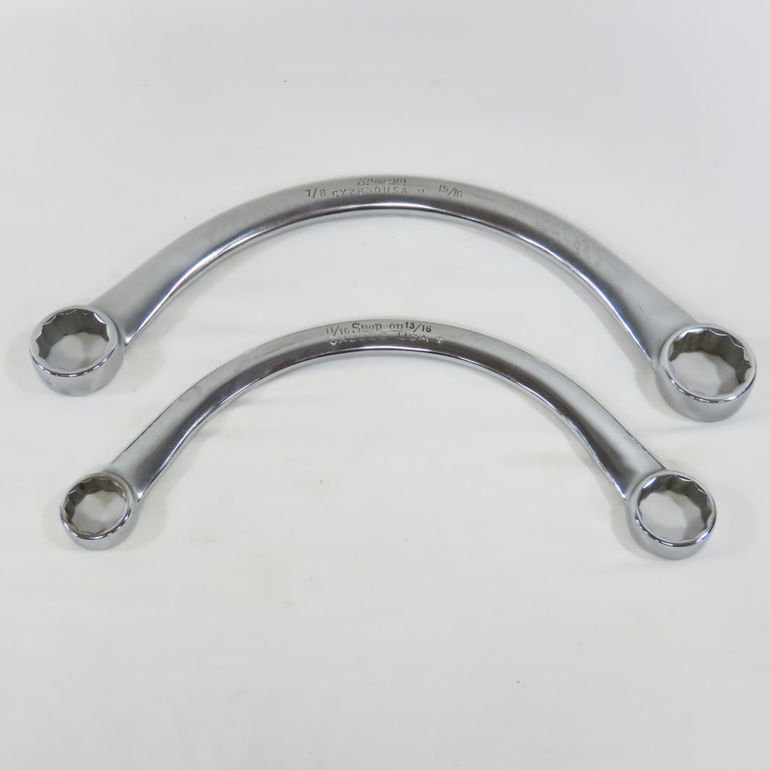 Snap-On CX605 5pc SAE Half-Moon Box Wrench Set - 2