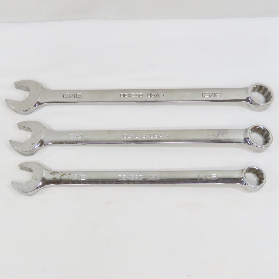Snap-On OEX714KB 14pc SAE Combo Wrench Set - 7