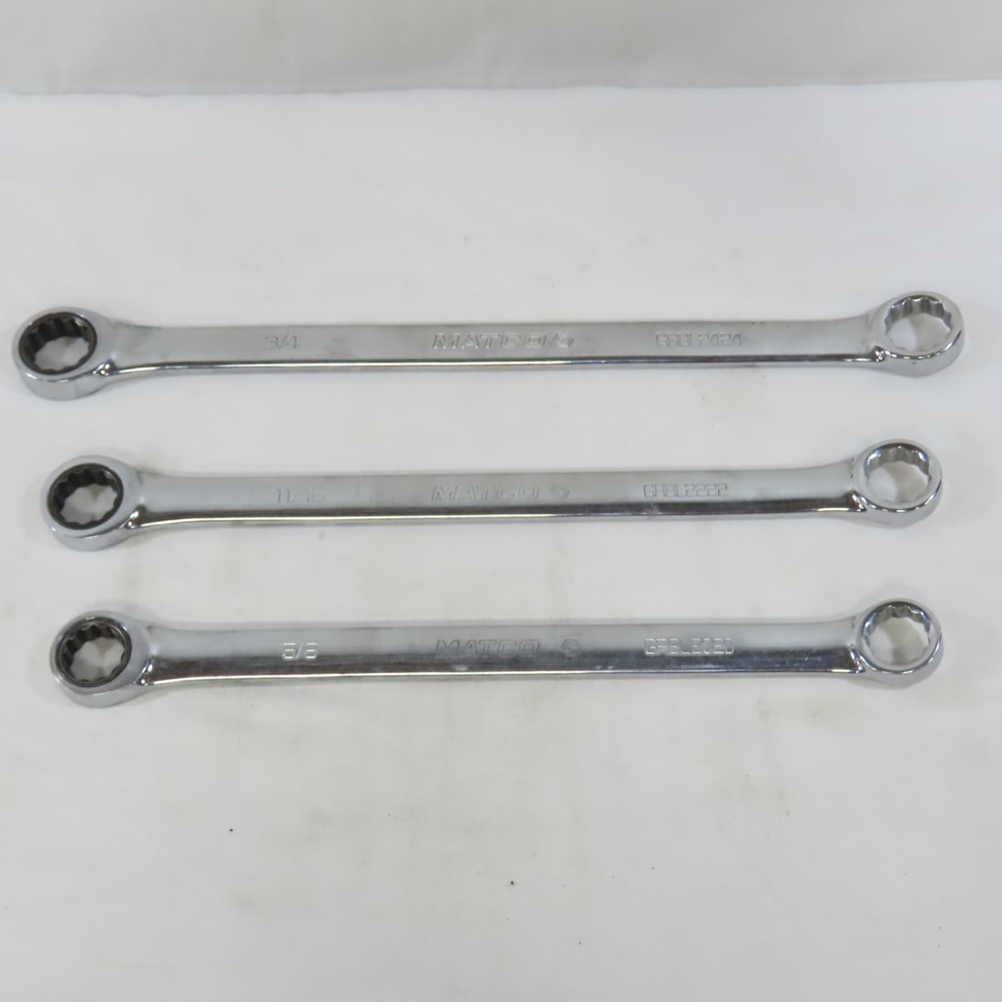 Matco S9GRBL7 7pc SAE Double Box Ratcheting Wrench - 2