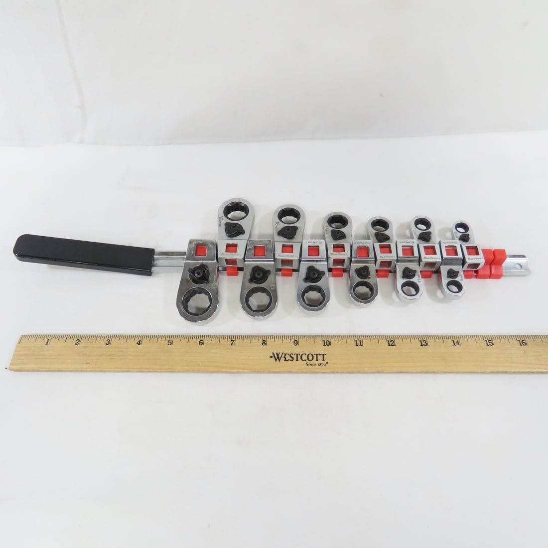 Blue-Point BFCRM712A 13pc 3/8" Metric Crowfoot Set - 2