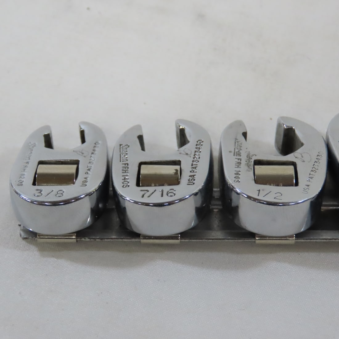 Snap-On 9pc Open End Crowfoot Wrenches - 7