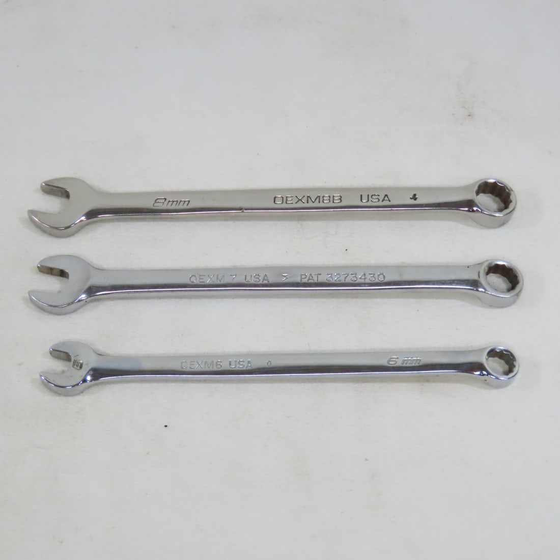 Snap-On 6 Piece Metric Short Combo Wrenches - 7