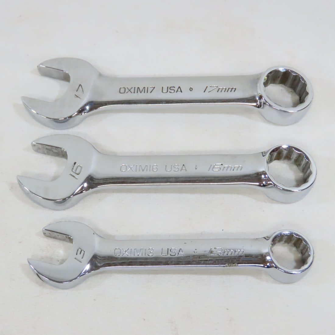 Snap-On 5 Piece Metric Midget Combo Wrenches - 7
