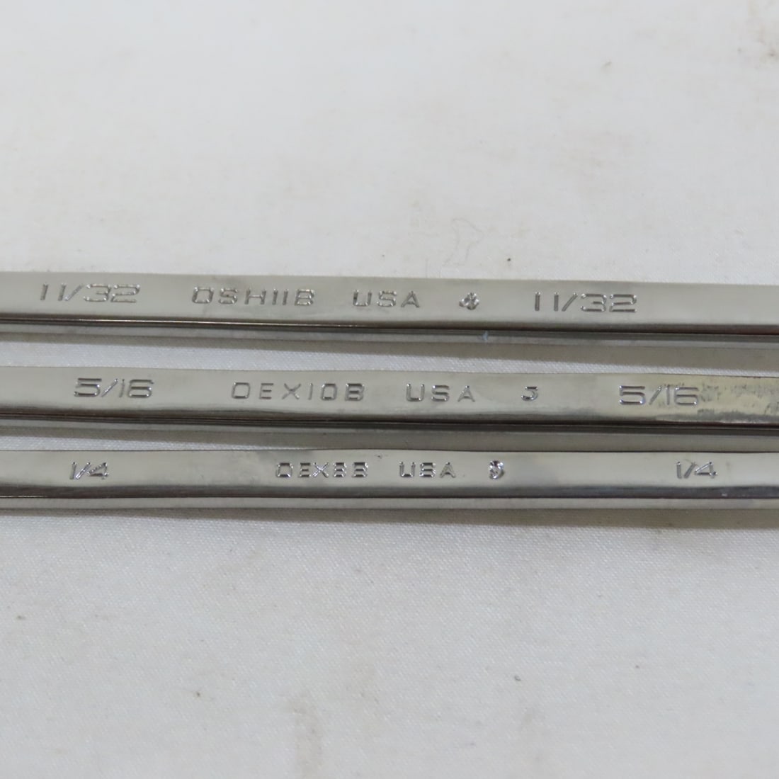 Snap-On 1/4" 5/16" 11/32" Combo Wrenches - 4