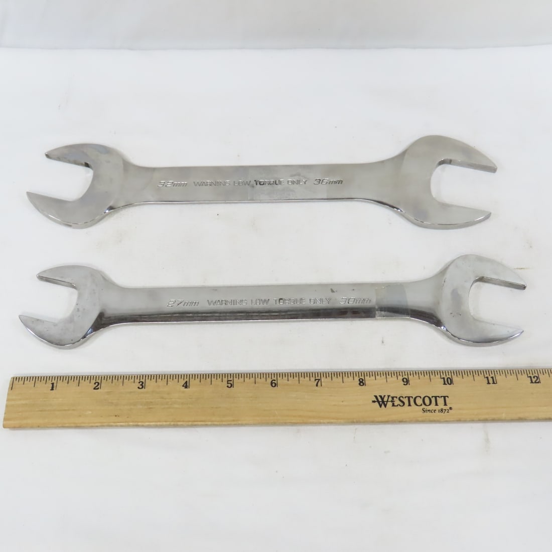 Snap-On 27-30mm & 32-36mm 15° Offset Open Wrenches - 2