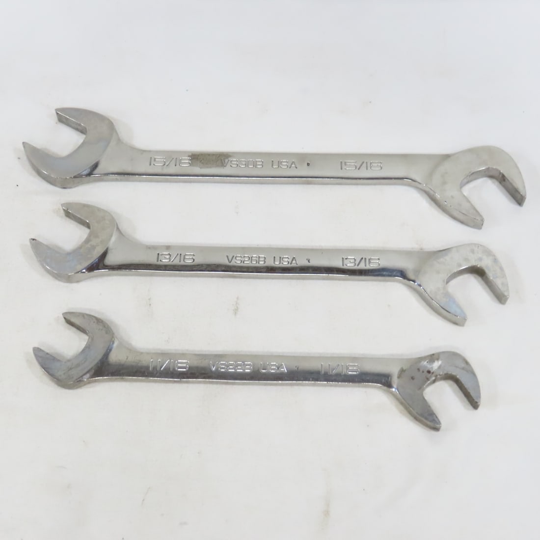 Snap-On 4 Piece Four-Way Open-End Angle Wrenches - 7