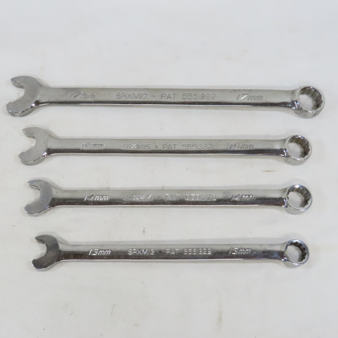 Snap-On 4pc Open-End Metric Combo Wrenches - 2