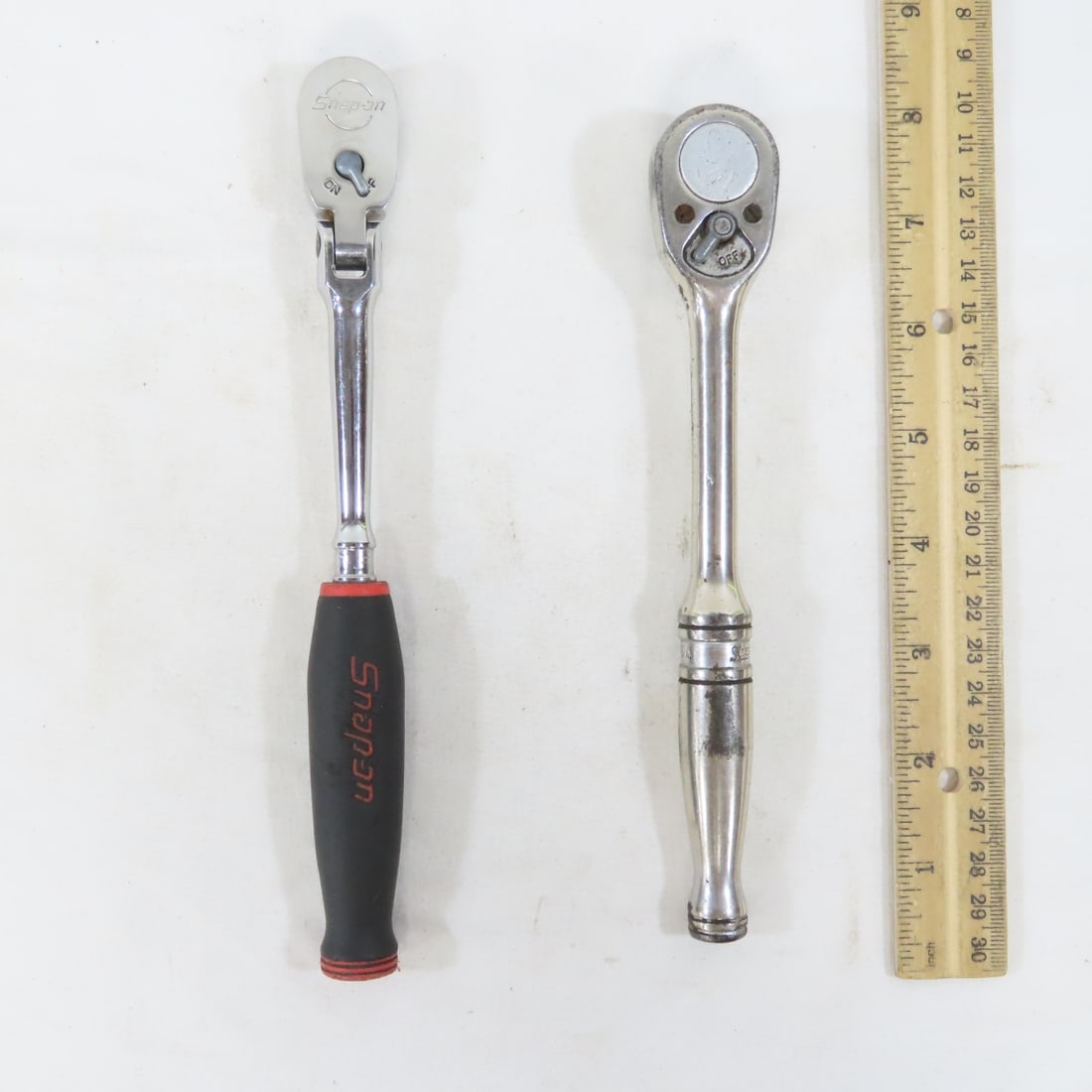 Snap-On 5 pc Flex-Head & Stubby Ratchets 1/4" 3/8" - 3