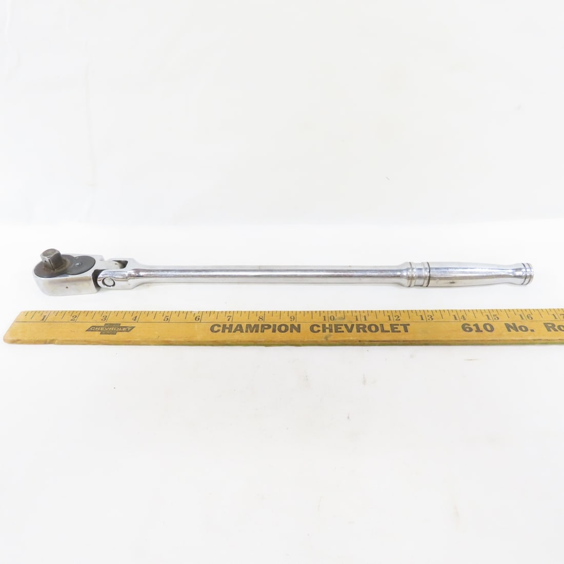 Snap-On S711A Vintage 1/2" Drive Flex-Head Ratchet - 2
