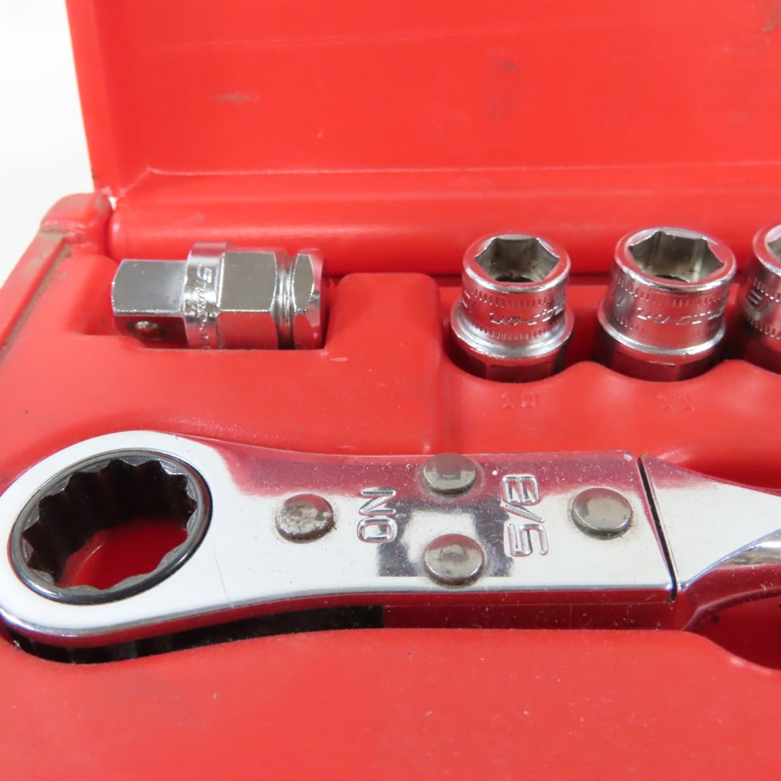 Snap-On 3/8" Drive Ratchet Low Clearance Sockets - 6
