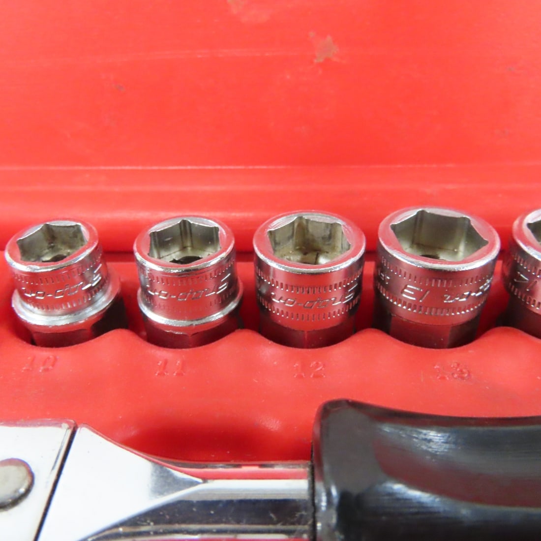 Snap-On 3/8" Drive Ratchet Low Clearance Sockets - 7